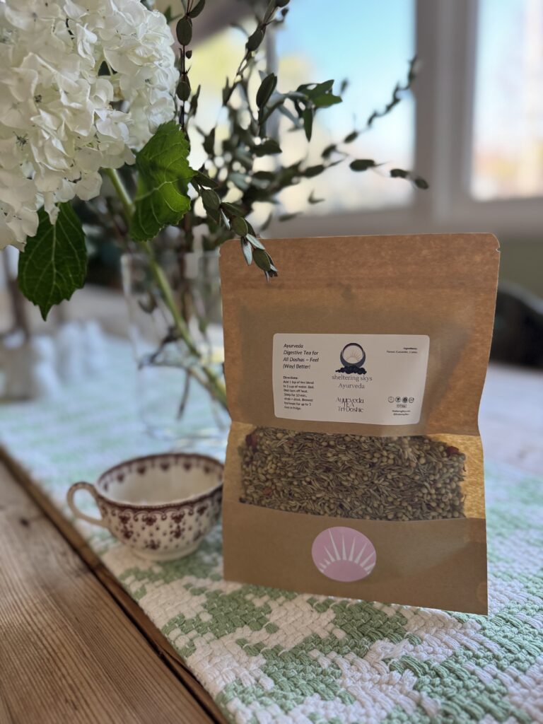 Discover CCF tea benefits in Ayurveda. Learn how cumin, coriander, and fennel support digestion, reduce bloating, and improve gut health naturally.